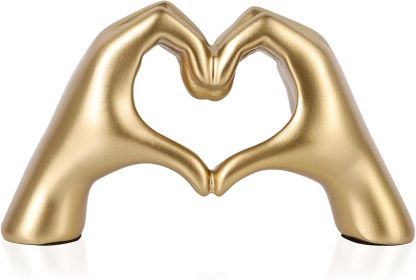 Heart Shaped Hand Statue