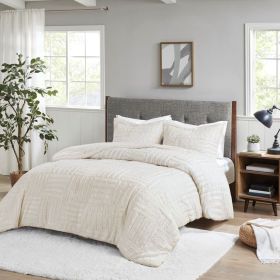 King/Cal King Fur Down Alternative Comforter Mini Set (Color: as Pic)